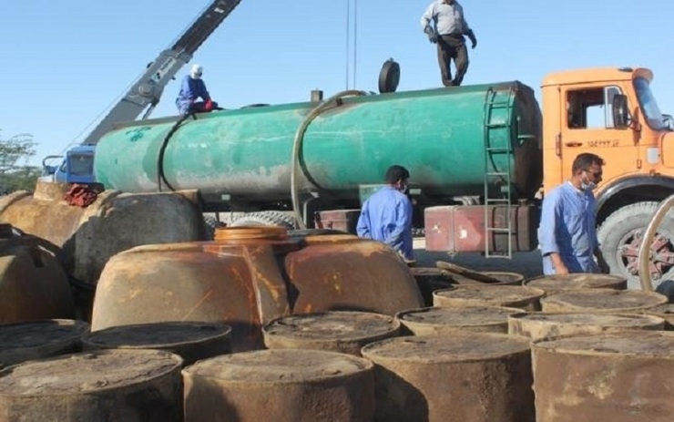 جلوگیری از قاچاق ۸۱ میلیون لیتر نفت گاز در خراسان رضوی