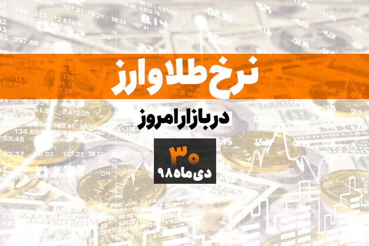 قیمت طلا، قیمت سکه، قیمت دلار و ارز امروز در مشهد ۹۸/۱۰/۳۰