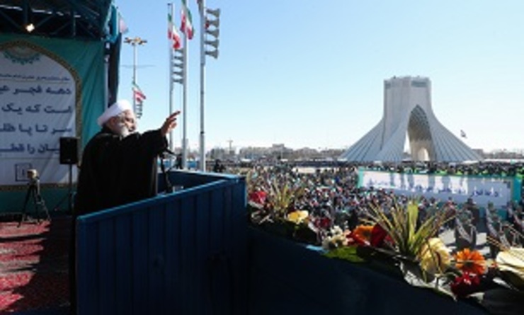 پیام قدردانی رئیس جمهور از حضور پرشور و آگاهانه مردم در مراسم یوم الله ۲۲ بهمن