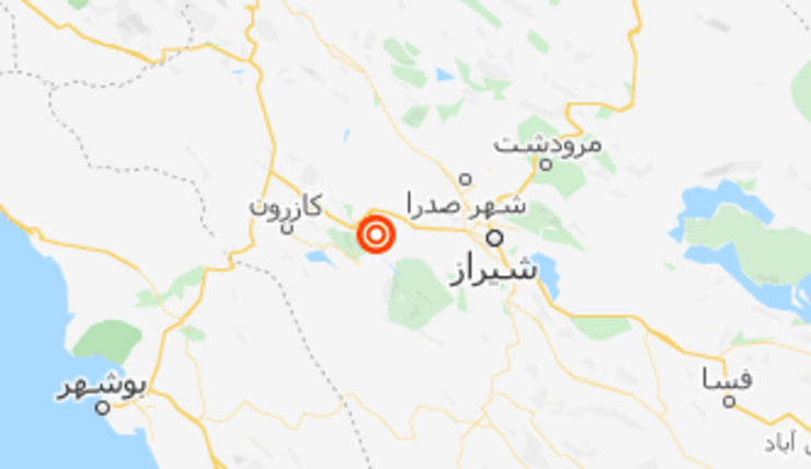 زلزله ۵.۱ ریشتری باز هم در شیراز
