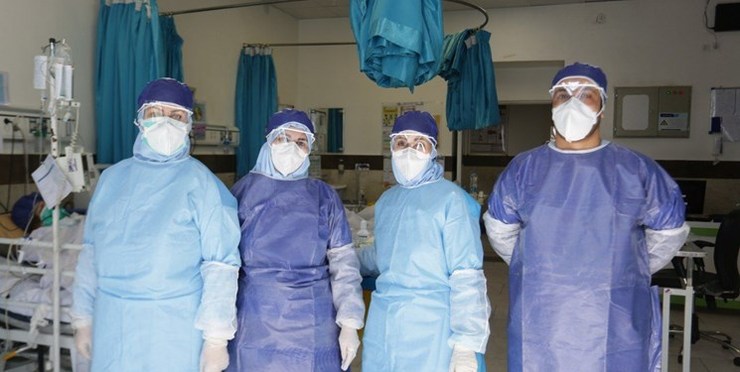 پرستار باردار مشهدی در پشت صحنه مراقبت از بیماران کرونایی