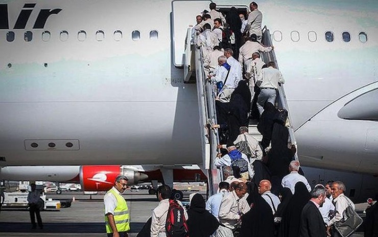بیش از ۲۵ هزار زائر حسینی توسط هواپیمائی ایران جابه جا شدند