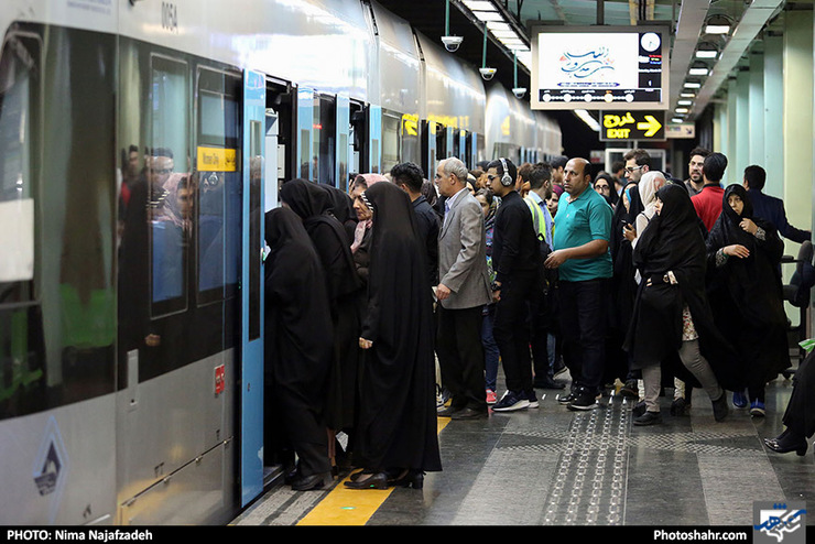 بهره برداری از ایستگاه الندشت قطارشهری مشهد