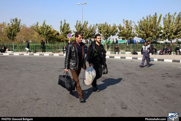 تردد بیش از ۷۳۷ هزار زائر در پایانه‌های مسافربری مشهد
