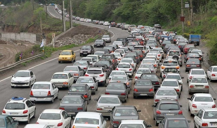 ترافیک سنگین در جاده‌های ورودی مشهد