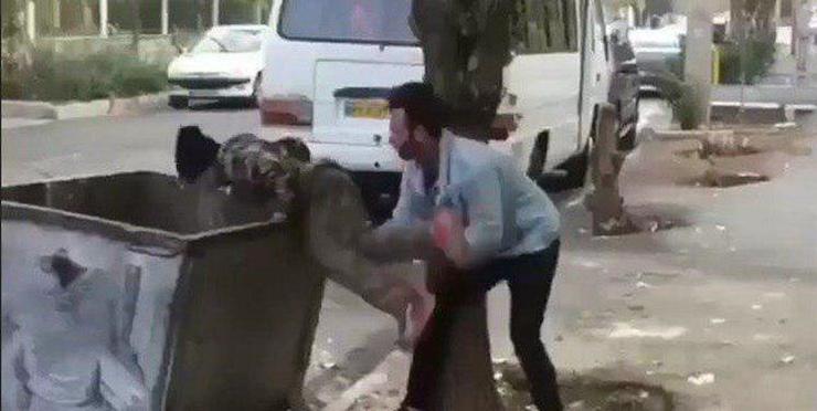 فرد اهانت کننده به کودک زباله‌گرد در استان البرز بازداشت شد + ویدیو