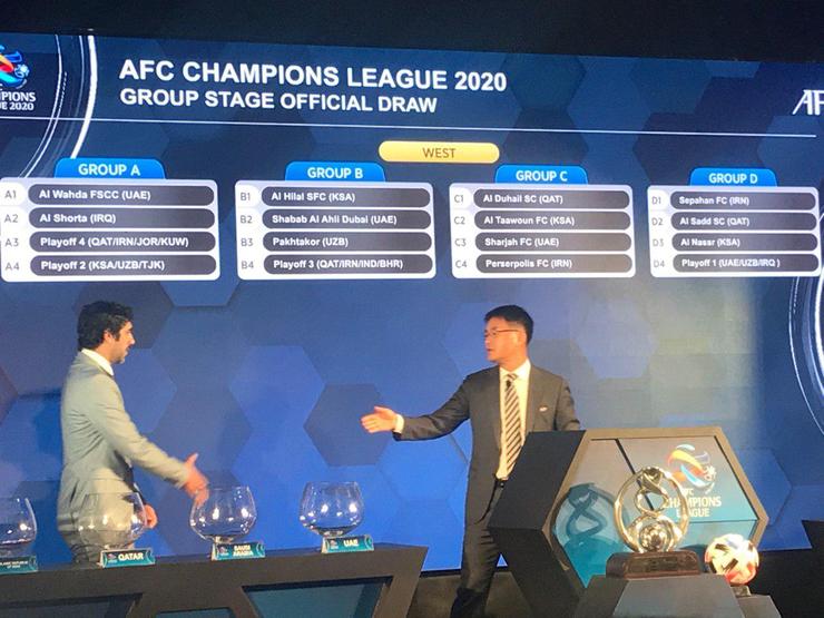 مرحله گروهی لیگ قهرمانان آسیا ۲۰۲۰ مشخص شد