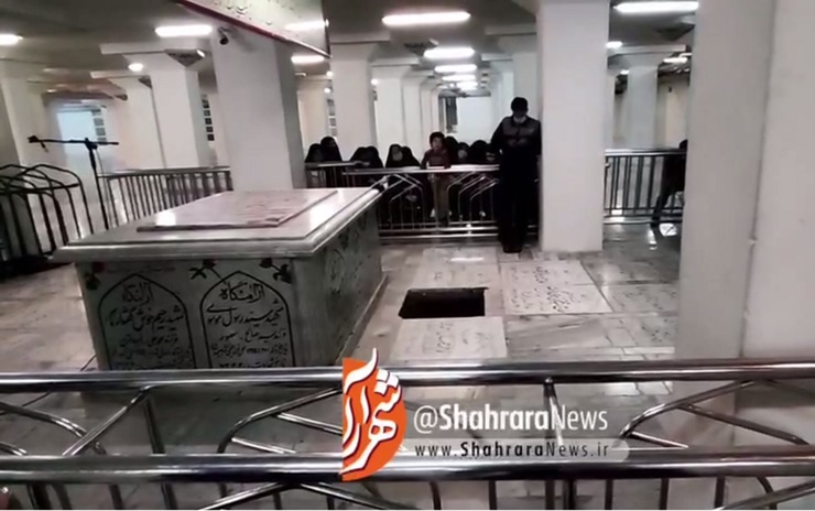 ویدئو | محل تدفین پیکر شهید اصلانی در حرم امام رضا (ع)