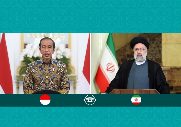 گفتگوی تلفنی آیت‌الله رئیسی با رئیس‌جمهور اندونزی| رئیس‌جمهور: روابط خود را با کشورهای دوست ارتقاء می‌دهیم