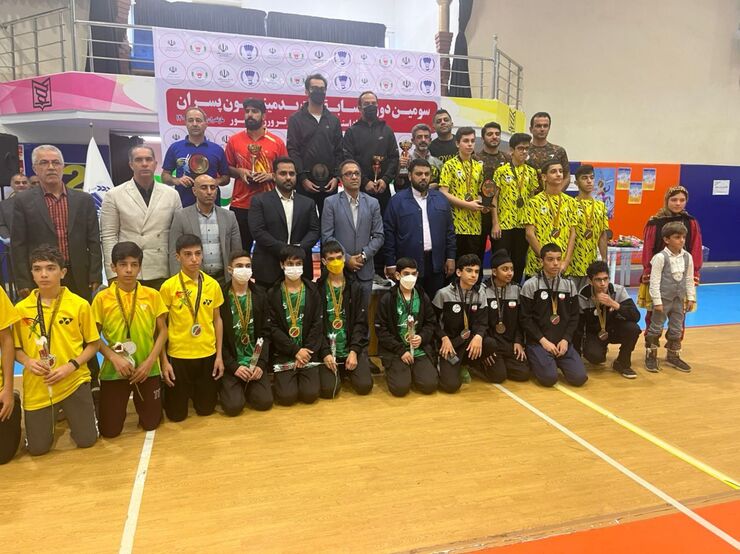 درخشش پسران بدمینتون باز مشهد در رقابت های رنکینگ و استعدادهای برتر کشور