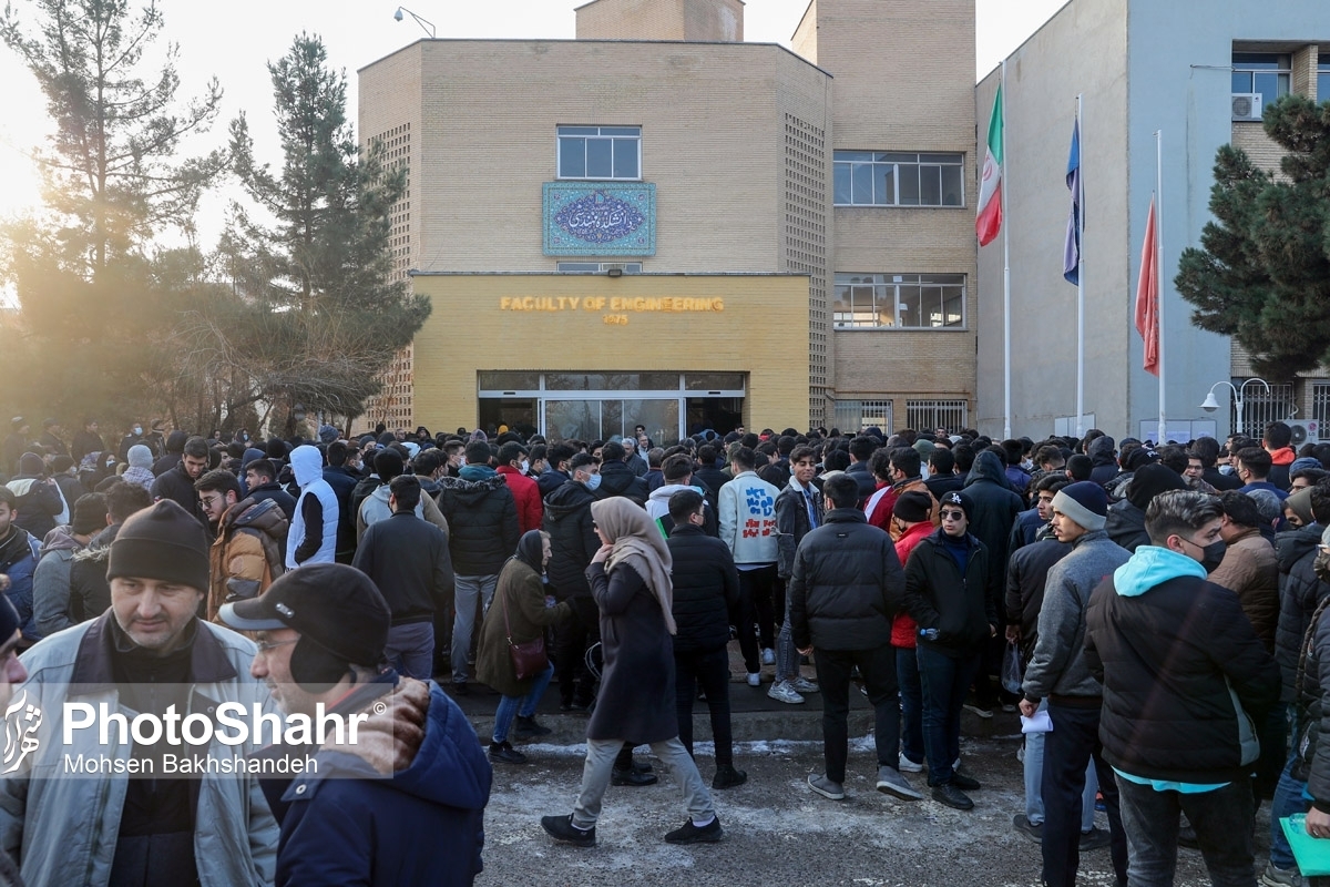 استقرار تیم‌های ویژه پلیس راهور مشهد در محل‌های برگزاری کنکور سراسری (۱۴ و ۱۵ تیر ۱۴۰۲)