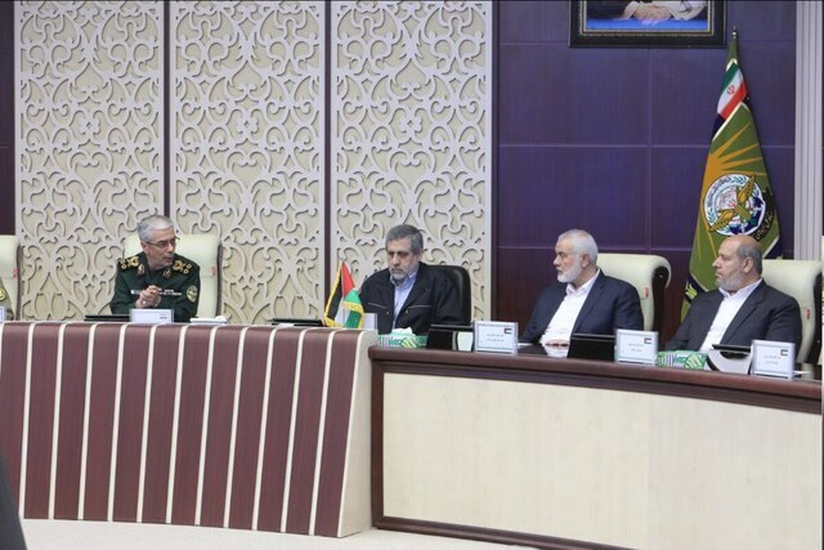 سران حماس با رئیس ستاد کل نیروهای مسلح ایران دیدار کردند