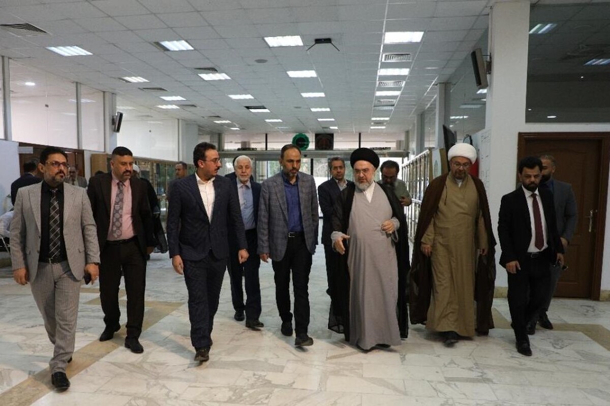 بازدید هیأت رسانه‌ای ایران از مؤسسه العلمین عراق + تصاویر