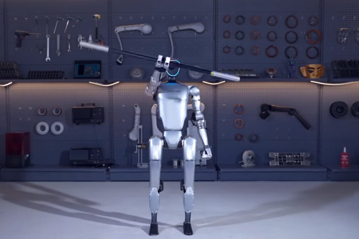 ویدئویی جدید از حرکات حیرت‌انگیز ربات انسان‌نمایUnitree G1 | رقیب اطلس بوستون داینامیکس