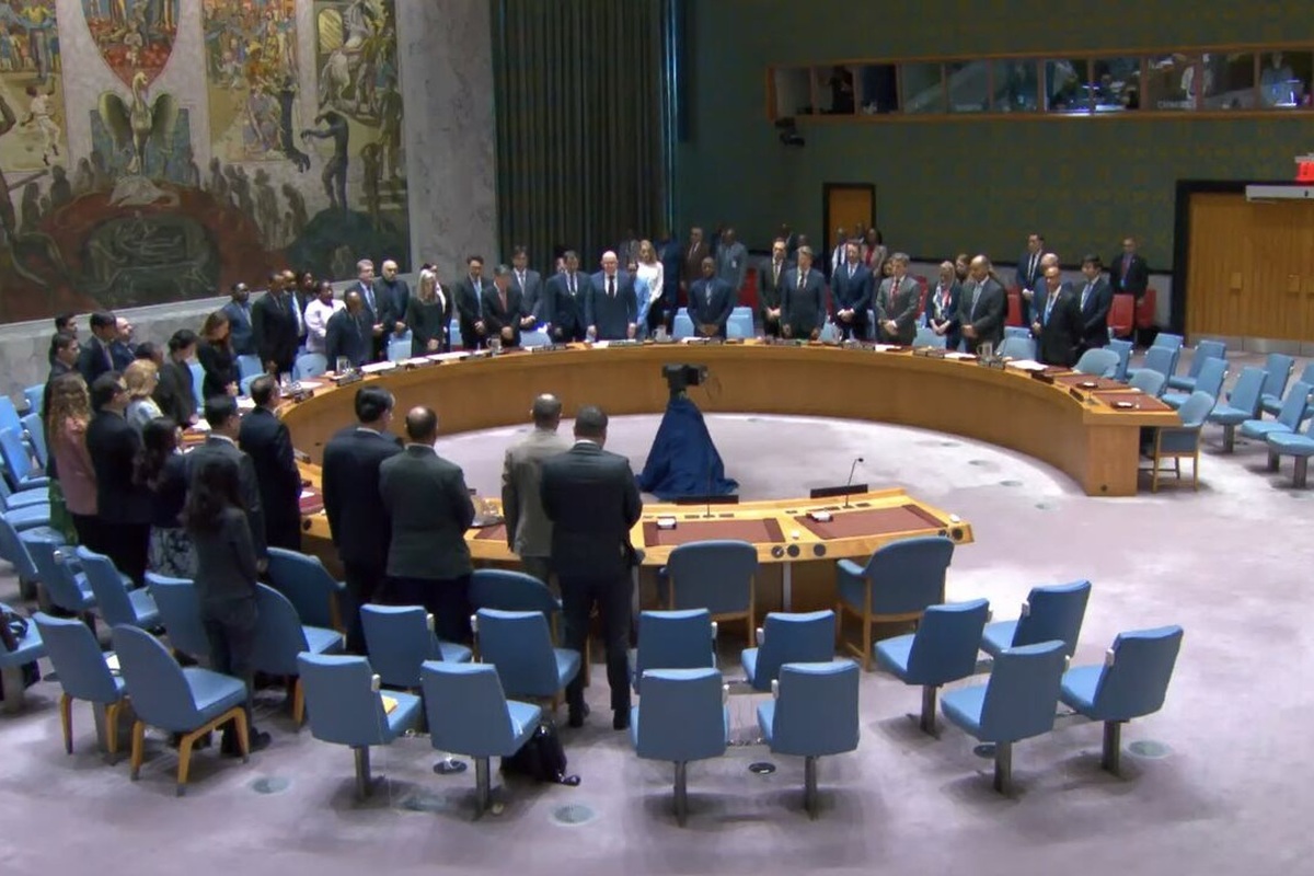 یک دقیقه سکوت شورای امنیت سازمان ملل به احترام شهدای ایران