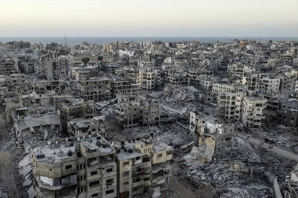 ویرانی گسترده در محله شیخ رضوان غزه