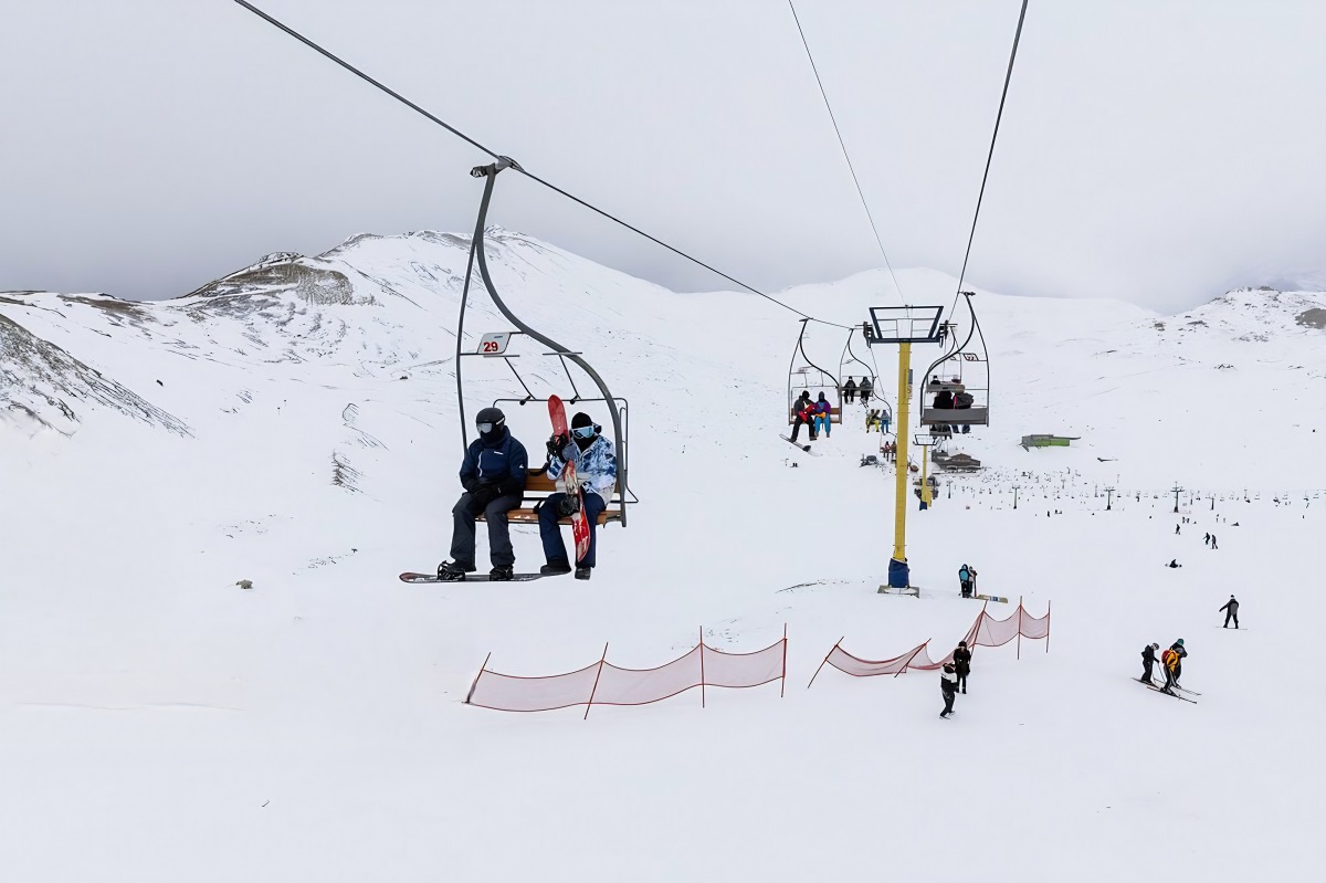 افتتاح پیست اسکی توچال