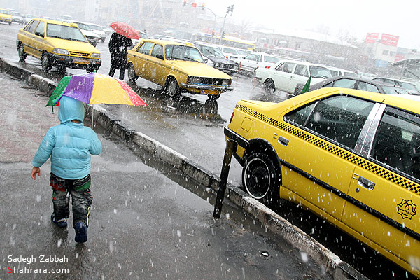 اولين برف زمستاني مشهد