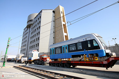 گزارش خبري/ ورود محموله دوم واگن های قطار شهری