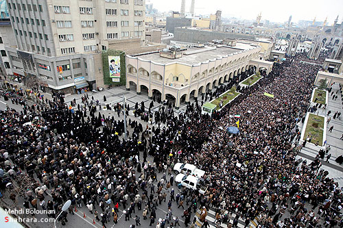 راهپیمایی مردم مشهد در اعتراض به فتنه 25 بهمن