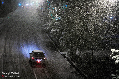 مشهد در برف