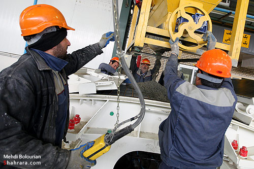 افتتاح كارخانه توليد قطعات بتني مترو