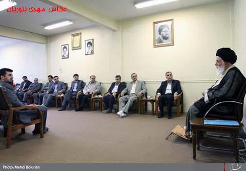 ديدار مديران و كاركنان پايانه مسافربري با امام جمعه مشهد مقدس