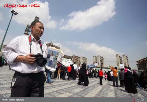 كسادي بازار عكاسان اطراف حرم رضوي