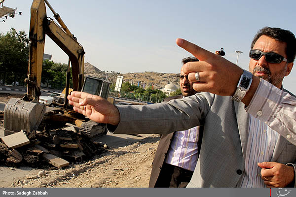 بازدید شهردار و مدیران شهری از پروژه های عمرانی