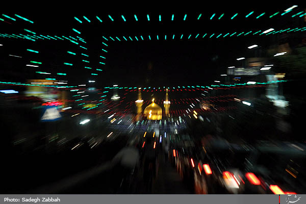 آذین بندی خیابانهای مشهد در آستانه نیمه شعبان 