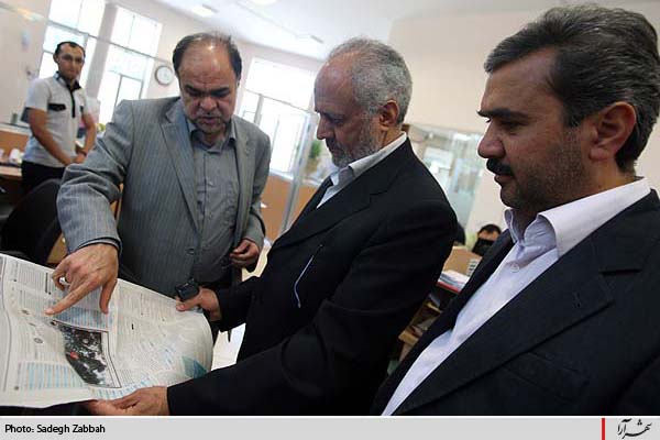 بازديد مديران شهري و استاني از روزنامه شهرآرا