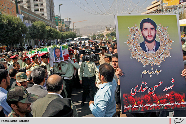 تشییع پیکر پاک شهید حسين غفاري‌نژاد  در مشهد