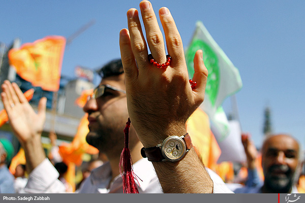 راهپيمايي منتظران ظهور در مشهد