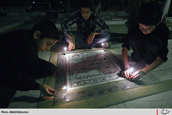 ليله القدر در جوار مزار شهدا- 3