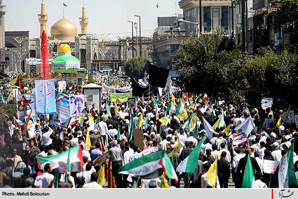 راهپيمايي روز جهاني قدس در مشهد-2