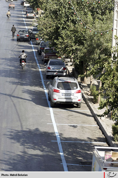 خط کشی ویژه کارت پارک هوشمند 