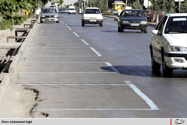 خط کشی ویژه کارت پارک هوشمند