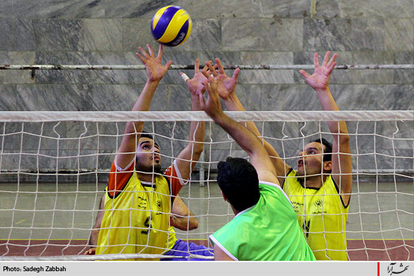 مسابقات واليبال نشسته محلات مشهد