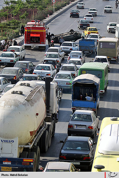 واژگوني خودرو در صدمتري مشهد