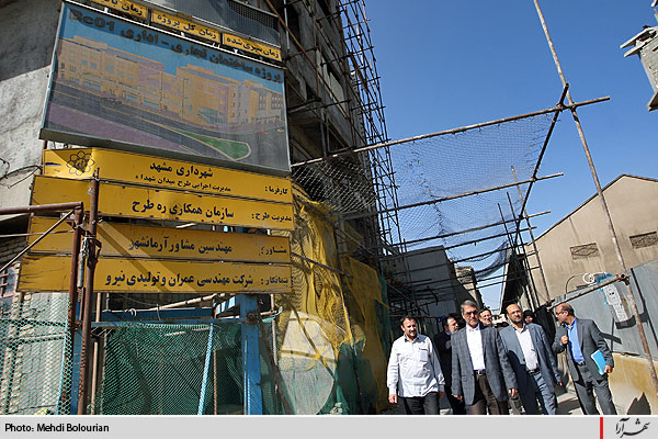 بازديد اعضاي شورا از پروژه عظيم ميدان شهدا