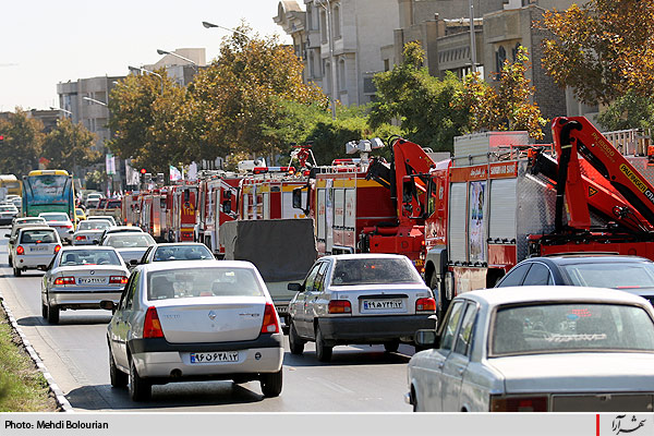 رژه ادوات آتش نشاني