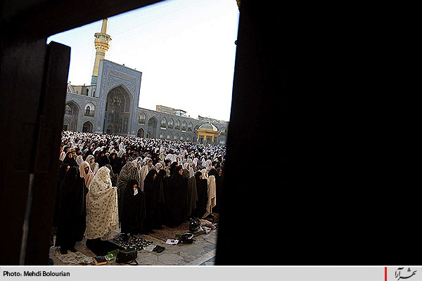 نماز عید سعید قربان در حرم رضوي