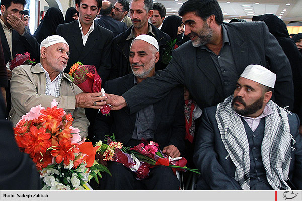 گزارش خبري/ استقبال از حجاج جانباز
