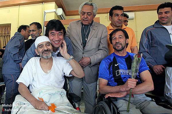 عيادت بازيكنان تيم ملي فوتبال از جانبازان