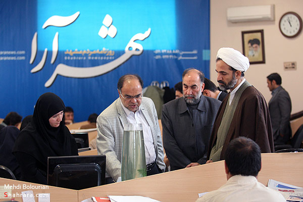 بازديد مدير كل بازرسي خراسان از تحريريه شهرآرا