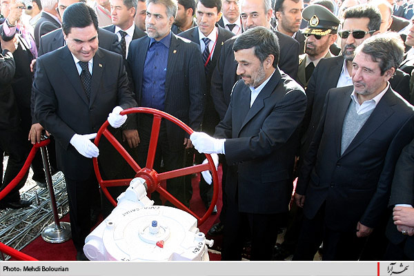 افتتاح خط دوم انتقال گاز تركمنستان به ايران 