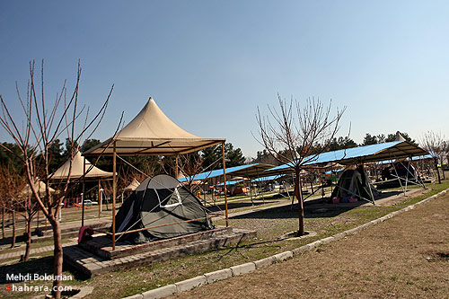 كمپ اسكان مسافران نوروزي