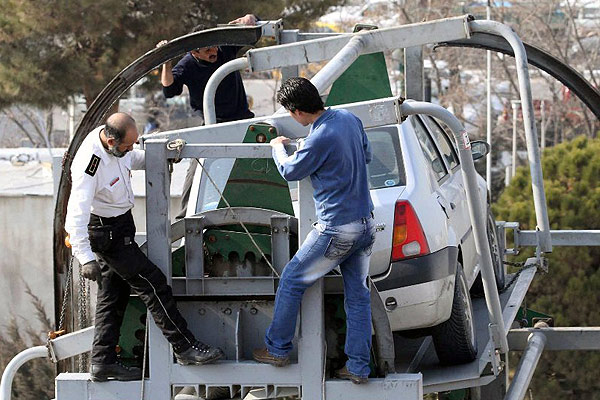 حادثه در پارکینگ مکانیزه