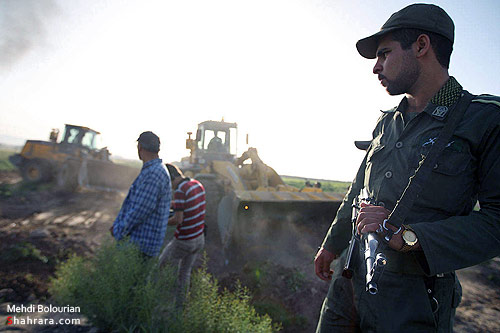 اولين تخريب مزارع آلوده كشف رود در سال 90