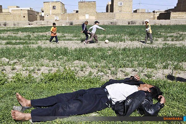 مصرف مواد مخدر در حاشیه شهر